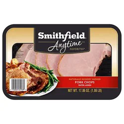 Smithfield Pork Chops Smoked Bone In - 17 Oz