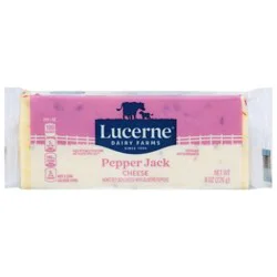 Lucerne Cheese Pepper Jack - 8 Oz