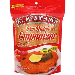 El Mexicano Empanizar Coating Breaded Crumbs Chipotle - 11 Oz