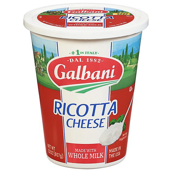 slide 1 of 1, Galbani Cheese Ricotta Whole Milk - 32 Oz, 32 oz