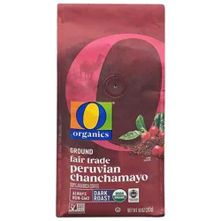 O Organics Coffee Ground Dark Roast Peruvian Chanchamayo - 10 Oz