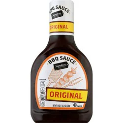 Signature Select Sauce Barbecue Original Bottle - 18 Oz
