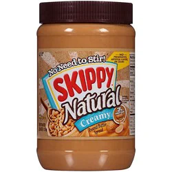 Skippy Natural Peanut Butter Spread Creamy - 40 Oz