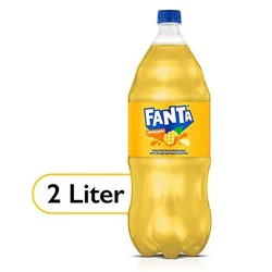 Fanta Soda Pop Pineapple Flavored - 2 Liter