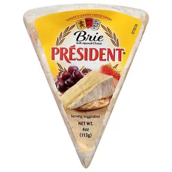 President Brie Wedge - 4 Oz