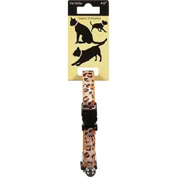 Legacy Collection Cat Collar 8 To 12 Inch Leopard Print Card - Each