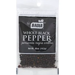 Badia Black Pepper Whole - 0.5 Oz