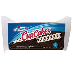 Hostess Cupcakes Chocolate Snack Cake Single Serve 2 Count - 3.17 Oz