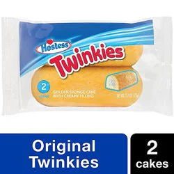 Hostess Twinkies Golden Sponge Snack Cake With Creamy Filling 2 Count - 2.70 Oz