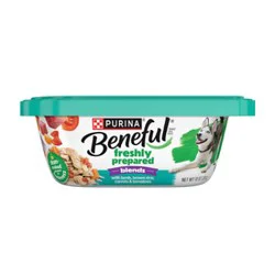 Beneful Dog Food Wet Chopped Blends Lamb Brown Rice Carrots Tomatoes & Spinach - 10 Oz