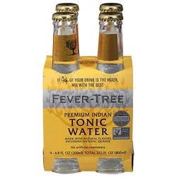 Fever-Tree Premium Indian Tonic Water - 4-6.8 Oz