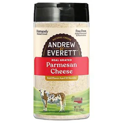 Andrew & Everett Cheese Parmesan Grated - 7 Oz
