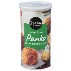 Signature Select Bread Crumbs Crispy Italian Style Panko - 8 Oz