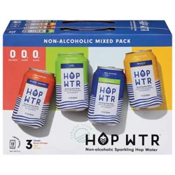 Hop Wtr Non-Alcoholic Variety Can - 12-12 Oz.