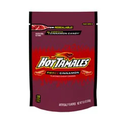 Hot Tamales Fierce Cinnamon Chewy Candy Stand Up Bag - 10 Oz