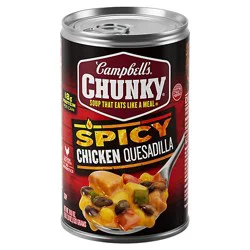 Campbell's Chunky Spicy Chicken Quesadilla Soup - 18.8 Oz