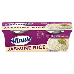 Minute Jasmine Rice Ready To Serve In Cup 2 Count - 8.8 Oz