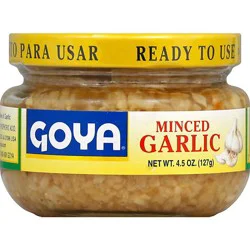 Goya Garlic Minced Jar - 4.5 Oz