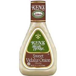 Kens Steak House Dressing Sweet Vidalia Onion - 16 Fl. Oz.