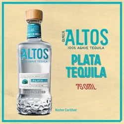 Altos Plata Tequila - 750 Ml