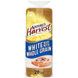 Nature's Harvest White Made With Whole Grain - 20 Oz