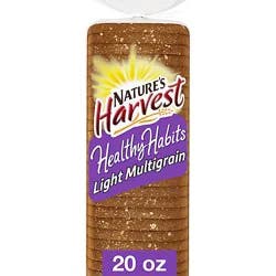 Nature's Harvest Light Multigrain Bread - 20 Oz