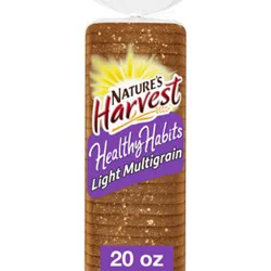 Nature's Harvest Light Multigrain Bread - 20 Oz