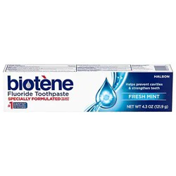 Biotene Toothpaste Fluoride Dry Mouth Fresh Mint Original - 4.3 Oz
