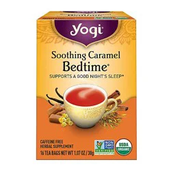 Yogi Herbal Supplement Tea Bedtime Soothing Caramel 16 Count - 1.07 Oz