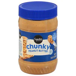 Signature Select Peanut Butter Chunky - 16 Oz