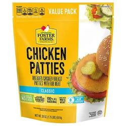 Foster Farms Chicken Patties - 28 Oz