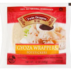 Twin Dragon All Natural Wrappers Potstickers Gyoza - 12 Oz