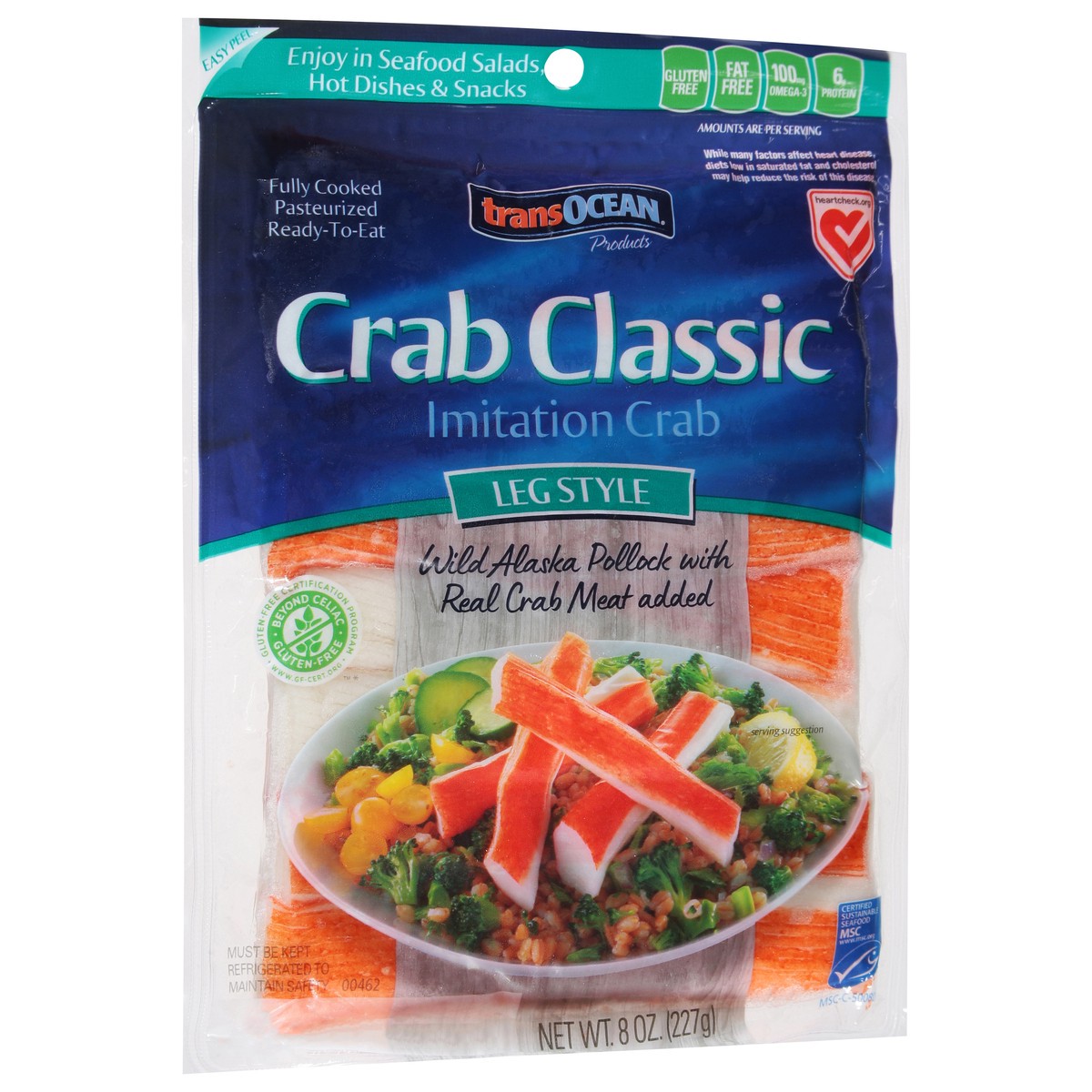 slide 6 of 12, Trans Ocean Crab Classic Leg Style - 8 Oz, 8 oz