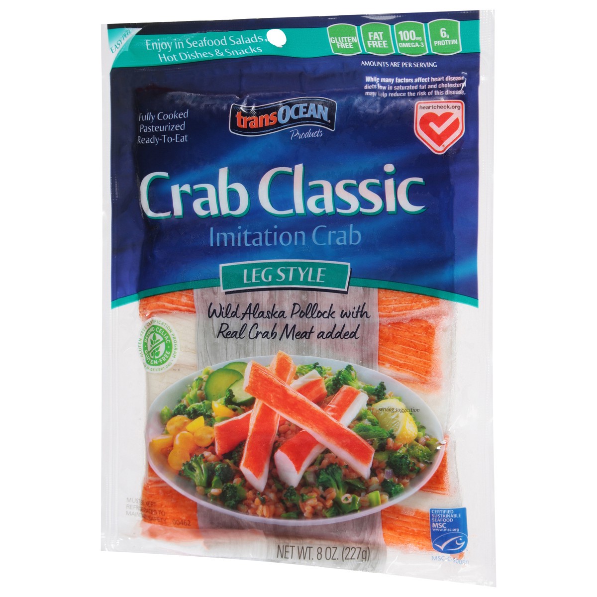 slide 6 of 12, Trans Ocean Crab Classic Leg Style - 8 Oz, 8 oz