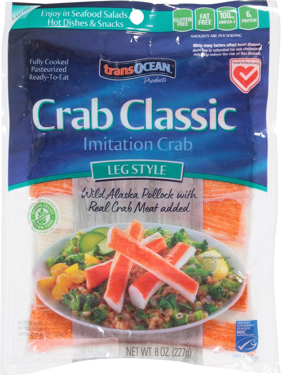 slide 11 of 12, Trans Ocean Crab Classic Leg Style - 8 Oz, 8 oz