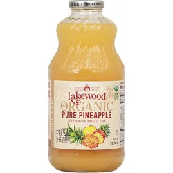 Lakewood Organic Fresh Pressed Juice Pure Pineapple - 32 Fl. Oz.
