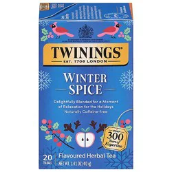 Twinings Of London Herbal Tea Winter Spice - 20 Count