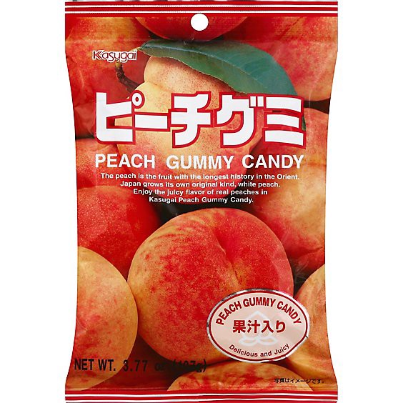 slide 1 of 1, Kasugai Gummy Candy Peach - 3.77 Oz, 3.77 oz