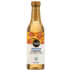 Signature Select Flavored Syrup Caramel Sugar Free - 12.7 Oz