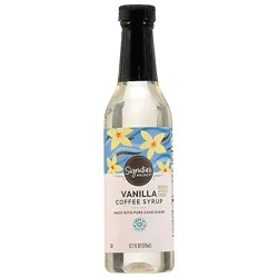 Signature Select Flavored Syrup Vanilla - 12.7 Oz