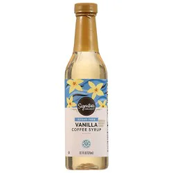 Signature Select Flavored Syrup Vanilla Sugar Free - 12.7 Oz