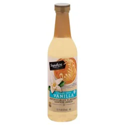 Signature Select Flavored Syrup Vanilla Sugar Free - 12.7 Oz