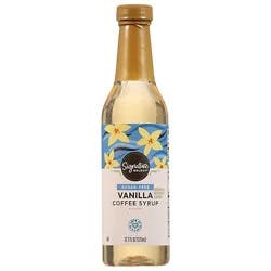 Signature Select Flavored Syrup Vanilla Sugar Free - 12.7 Oz