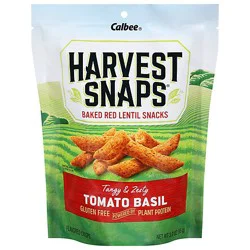 Harvest Snaps Crisps Tomato Basil Red Lentil Snack - 3 Oz