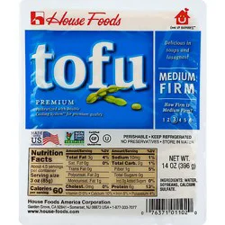 House Foods Premium Tofu Medium Firm - 14 Oz