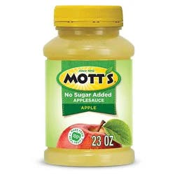 Motts No Sugar Added Applesauce Jar - 23 Oz