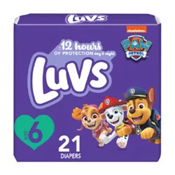 Luvs Pro Level Leak Protection Size 6 Diapers - 21 Count