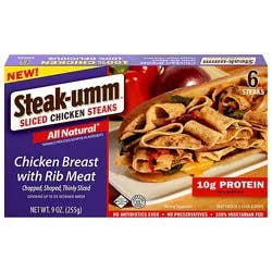 Steak-Umm Chicken Steak - 9 Oz