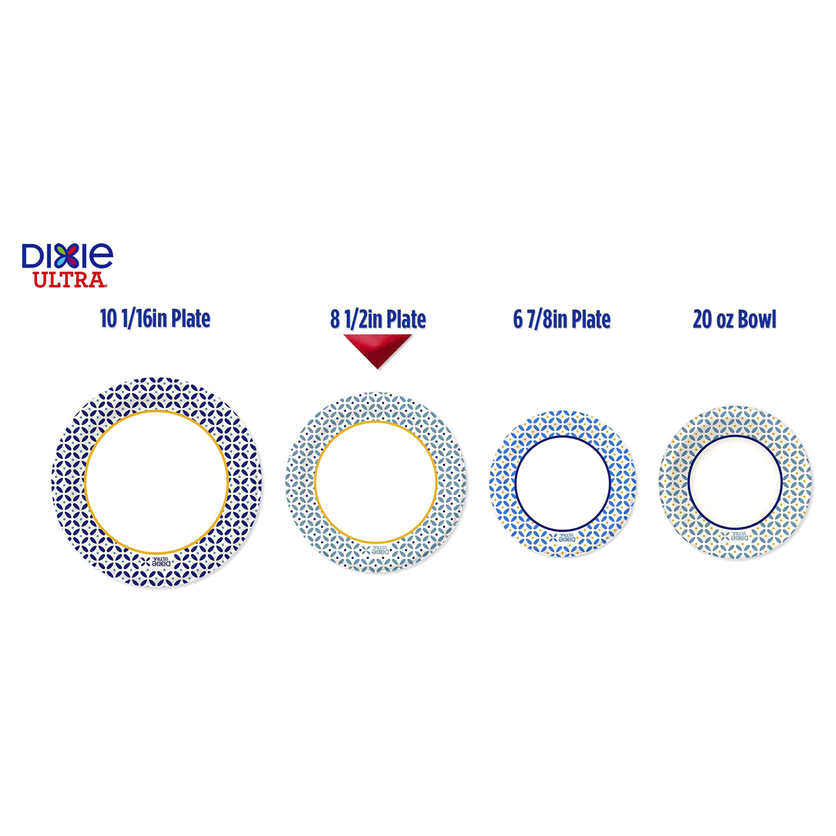 slide 3 of 3, Dixie Ultra Compostable 8.5 Inch Plates, 64 Count, 64 ct