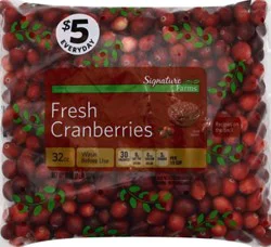 Signature Select/farms Cranberries Prepacked Bag Fresh - 32 Oz